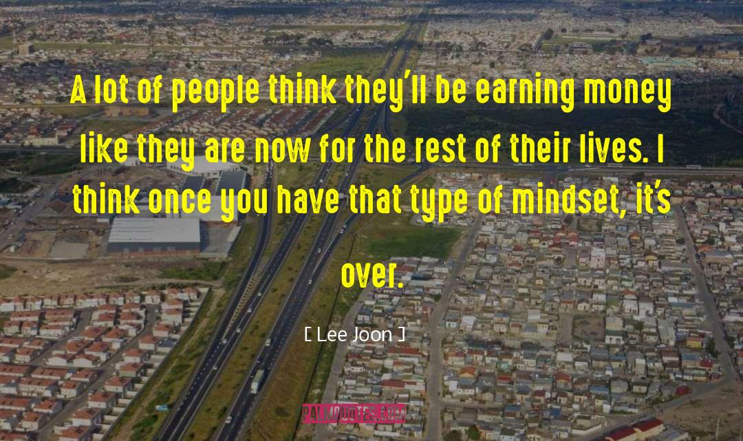 Millionaire Mindset quotes by Lee Joon