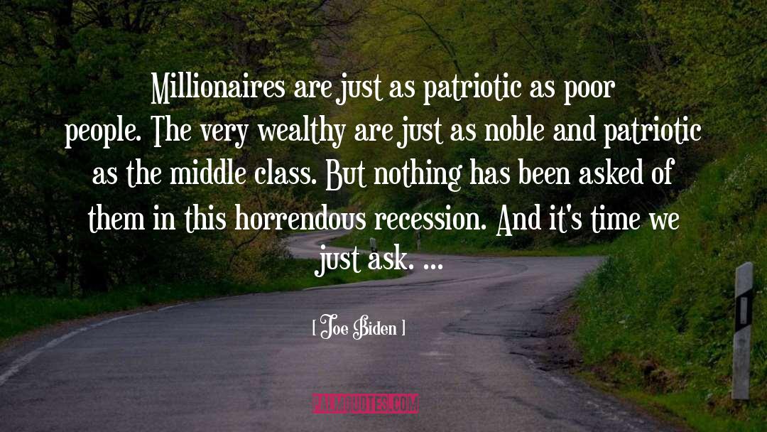 Millionaire quotes by Joe Biden