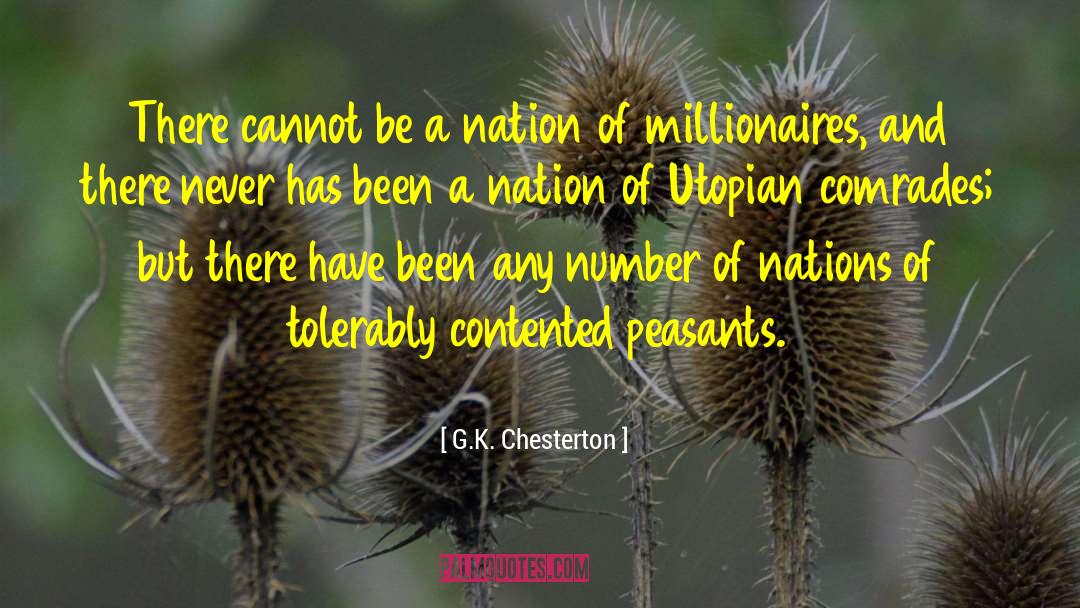 Millionaire quotes by G.K. Chesterton