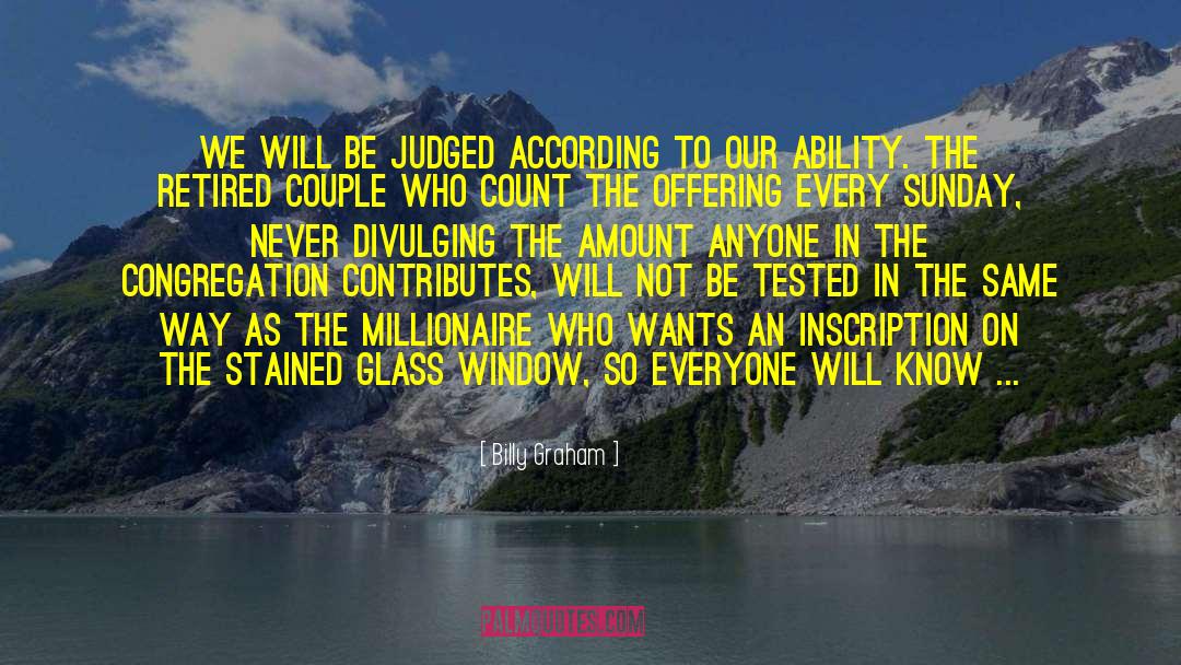 Millionaire quotes by Billy Graham