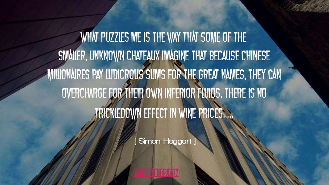 Millionaires quotes by Simon Hoggart