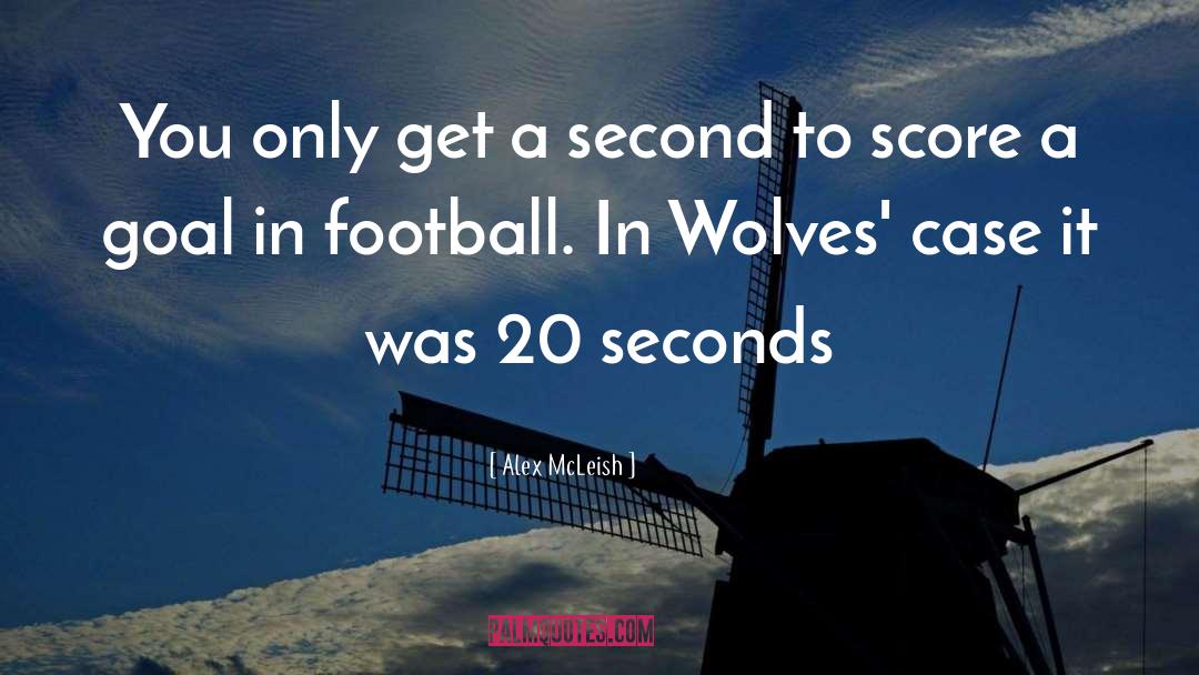 Millisecond To Seconds quotes by Alex McLeish