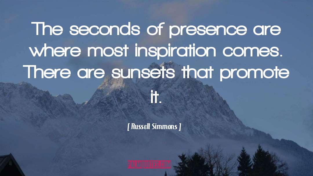 Millisecond To Seconds quotes by Russell Simmons