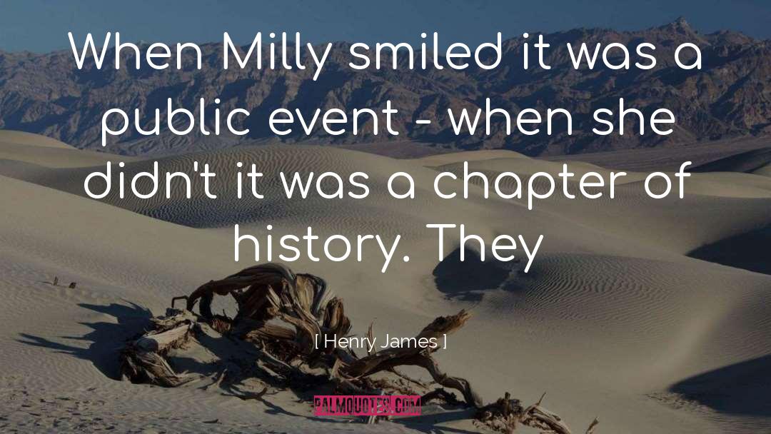 Milly quotes by Henry James