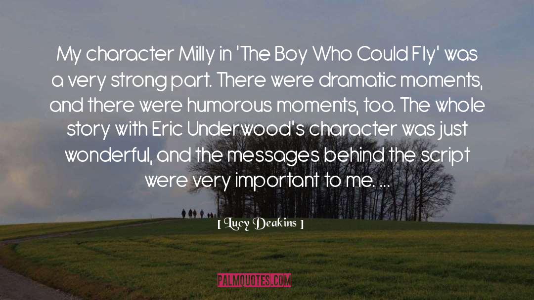 Milly quotes by Lucy Deakins