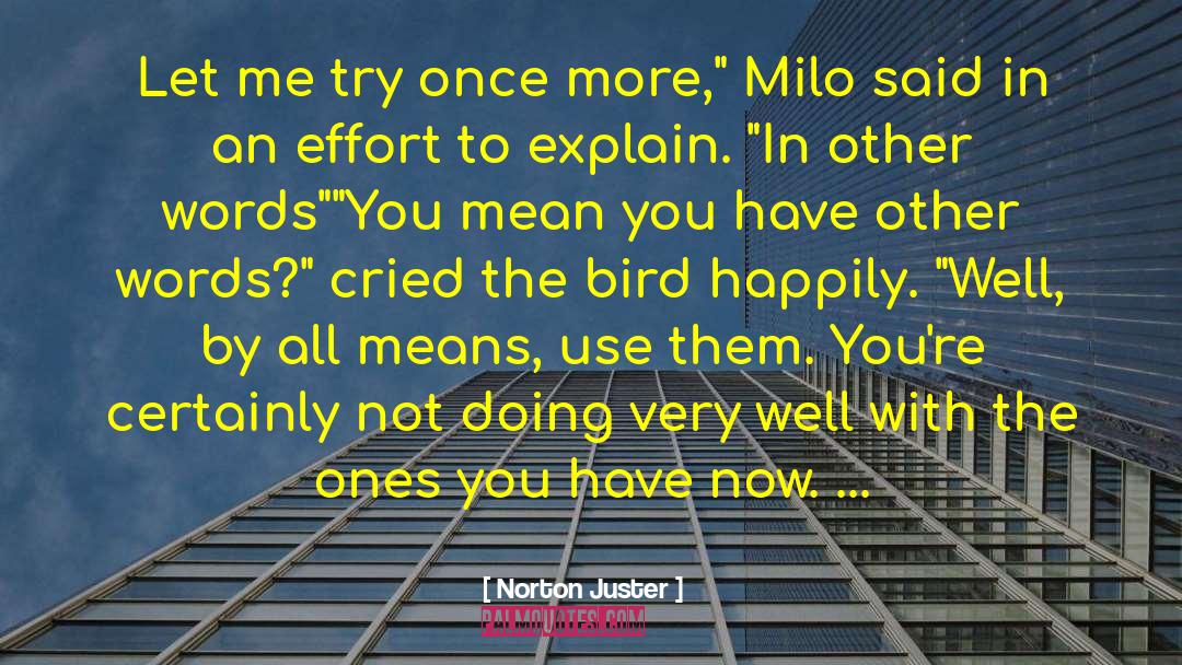 Milo Frangere quotes by Norton Juster