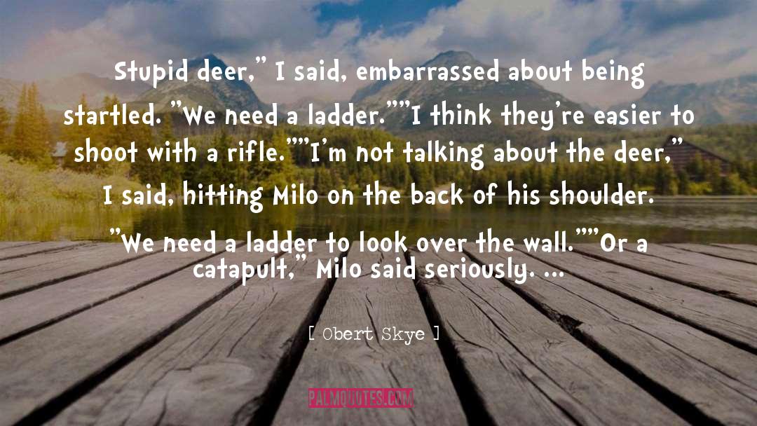 Milo quotes by Obert Skye