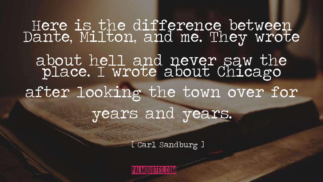 Milton quotes by Carl Sandburg