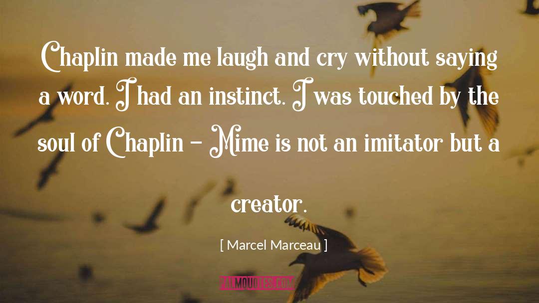 Mime quotes by Marcel Marceau