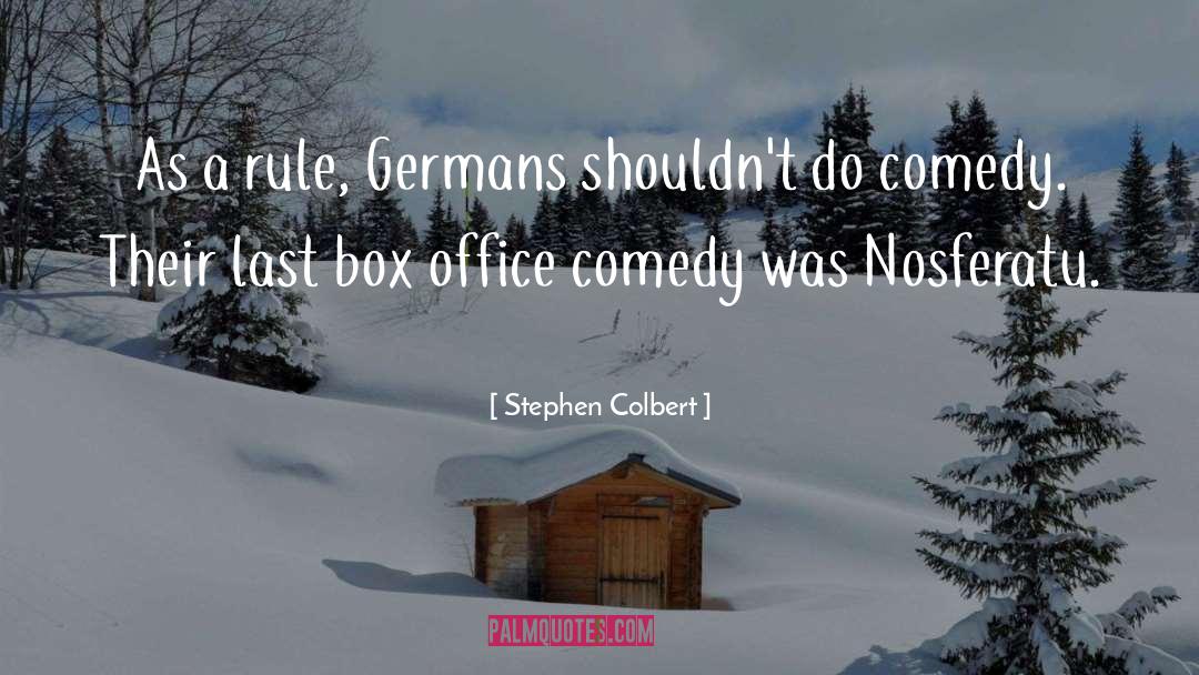 Mimesis Nosferatu quotes by Stephen Colbert