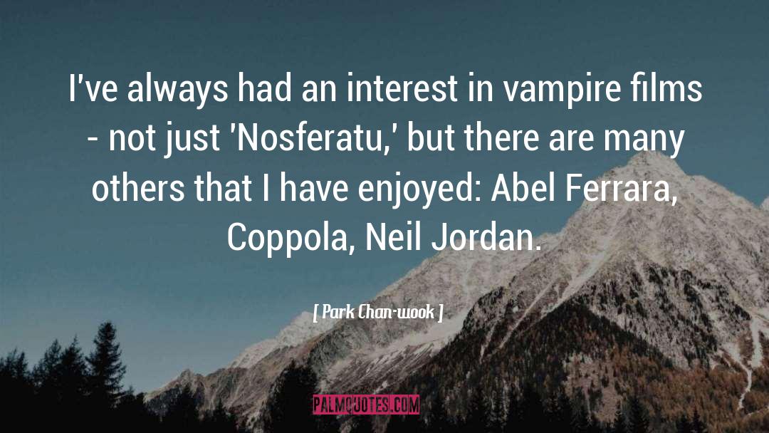 Mimesis Nosferatu quotes by Park Chan-wook