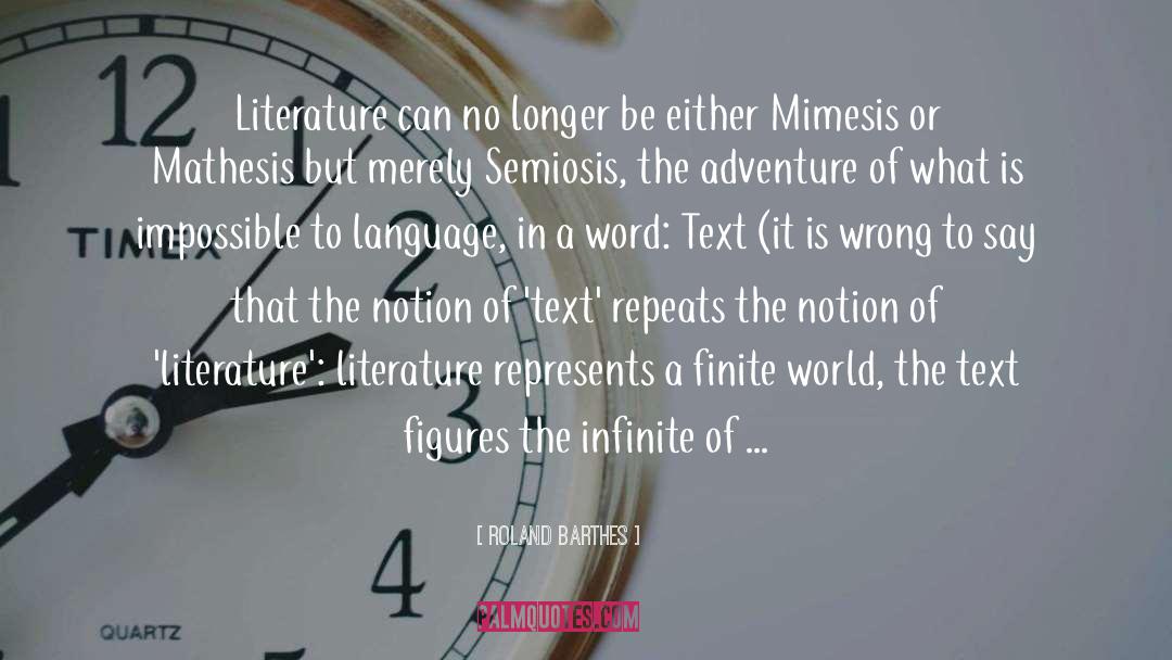 Mimesis quotes by Roland Barthes