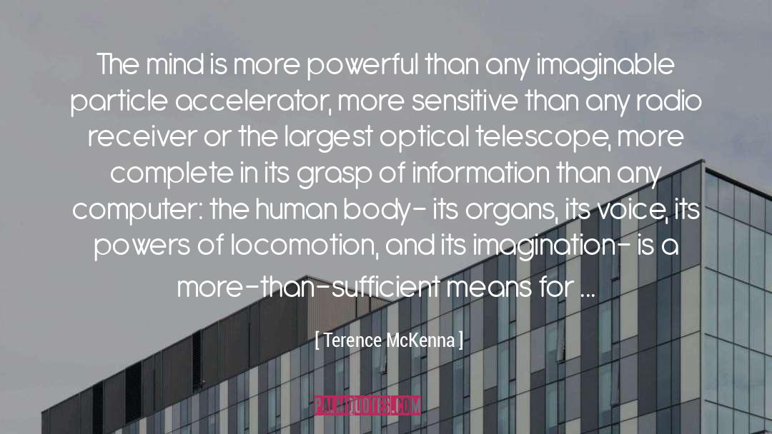 Mind And Body Connection quotes by Terence McKenna