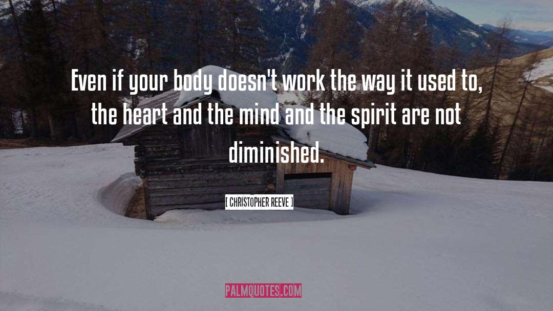 Mind And Body Integration quotes by Christopher Reeve
