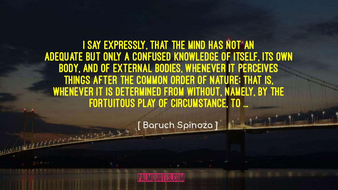 Mind And Body Unification quotes by Baruch Spinoza