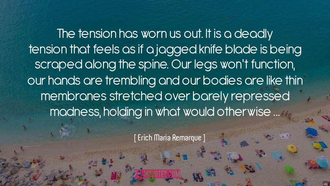 Mind Body Connection quotes by Erich Maria Remarque