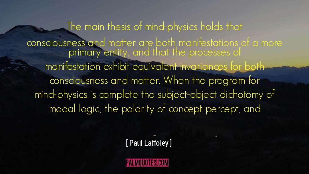 Mind Matter quotes by Paul Laffoley