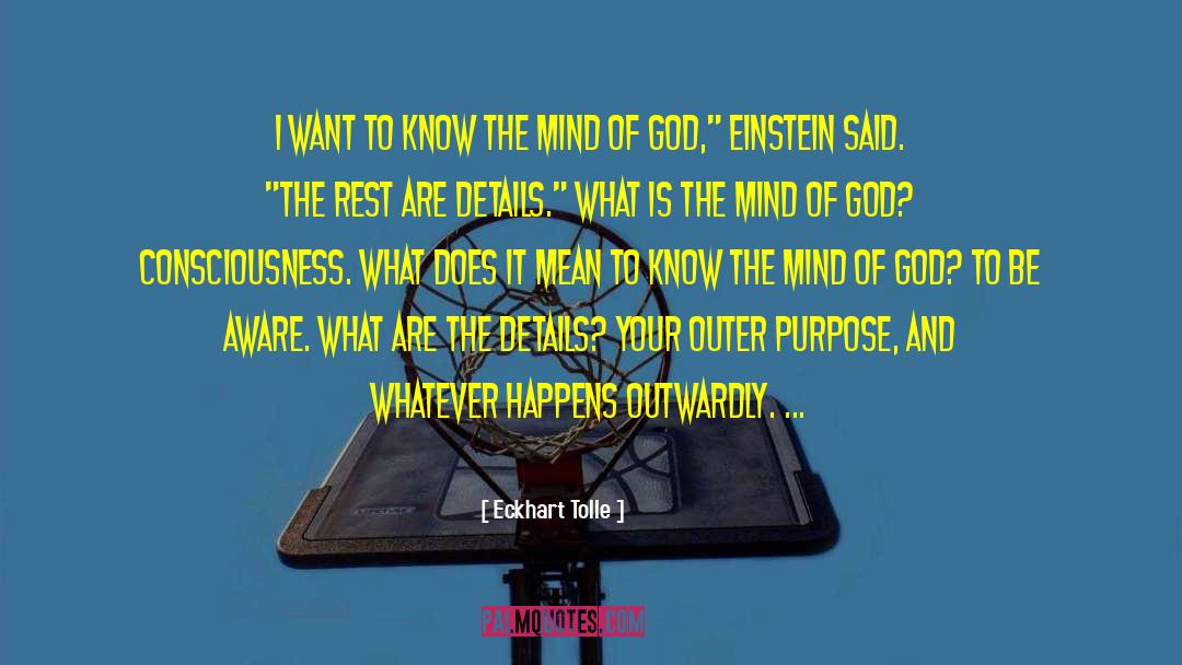 Mind Of God quotes by Eckhart Tolle