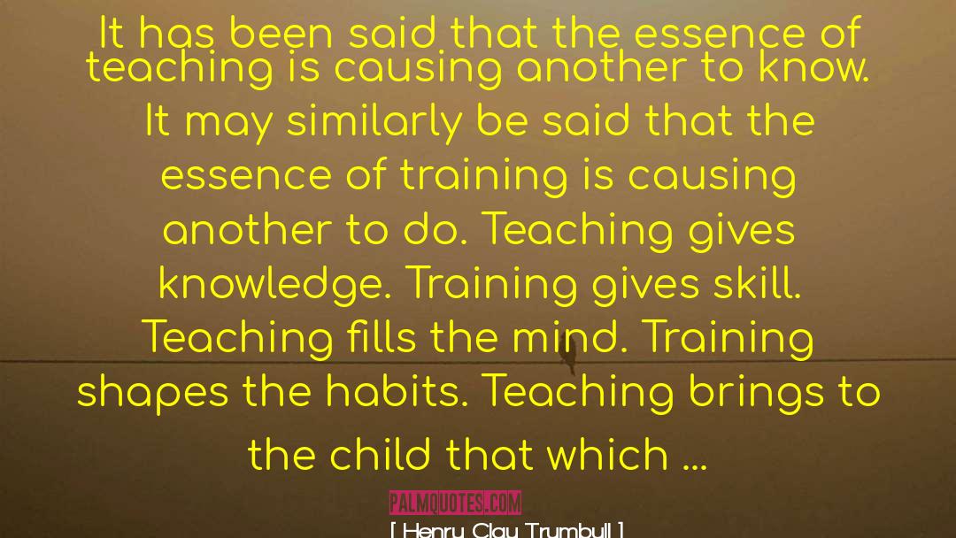 Mind Training quotes by Henry Clay Trumbull