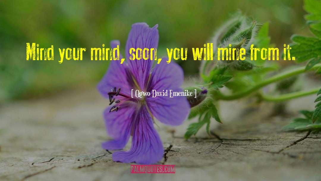 Mind Your Mind quotes by Ogwo David Emenike
