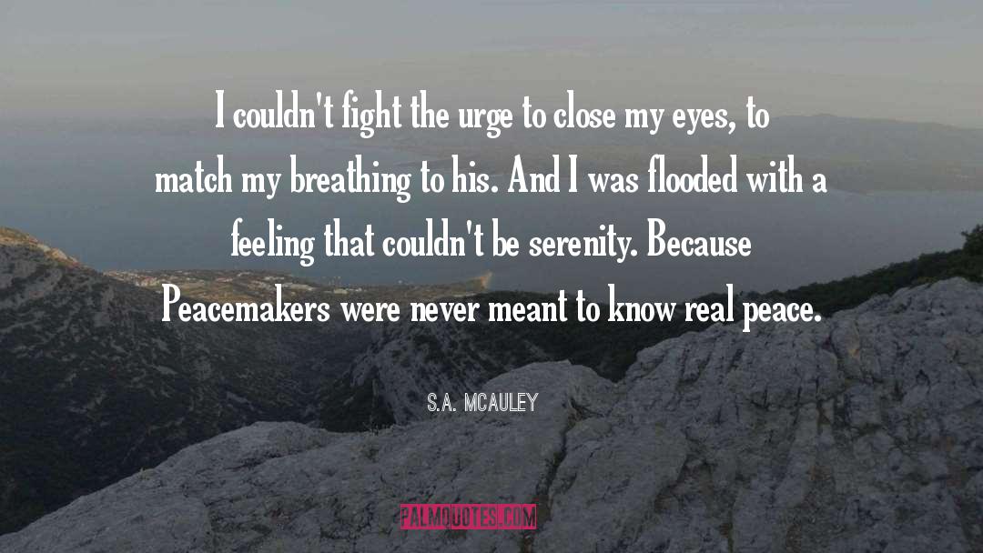Mindful Breathing quotes by S.A. McAuley