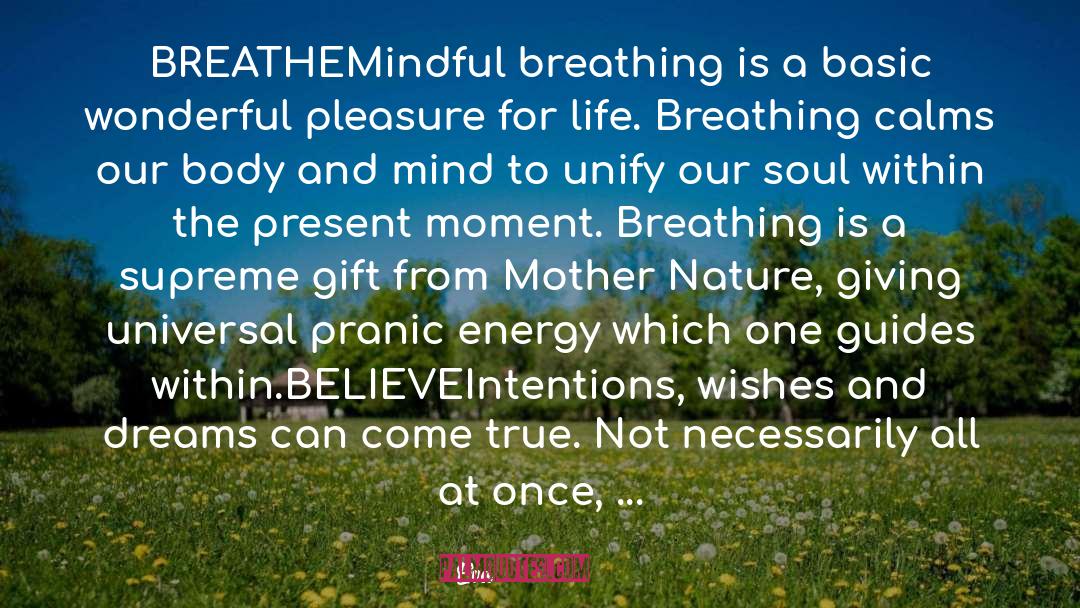 Mindful Breathing quotes by Eva