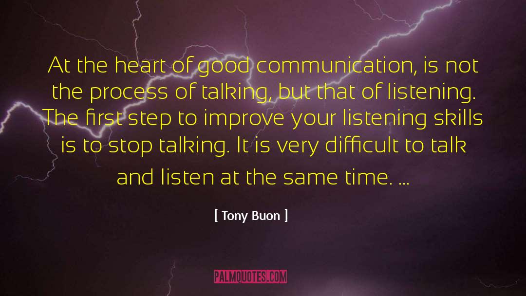 Mindful Listening quotes by Tony Buon