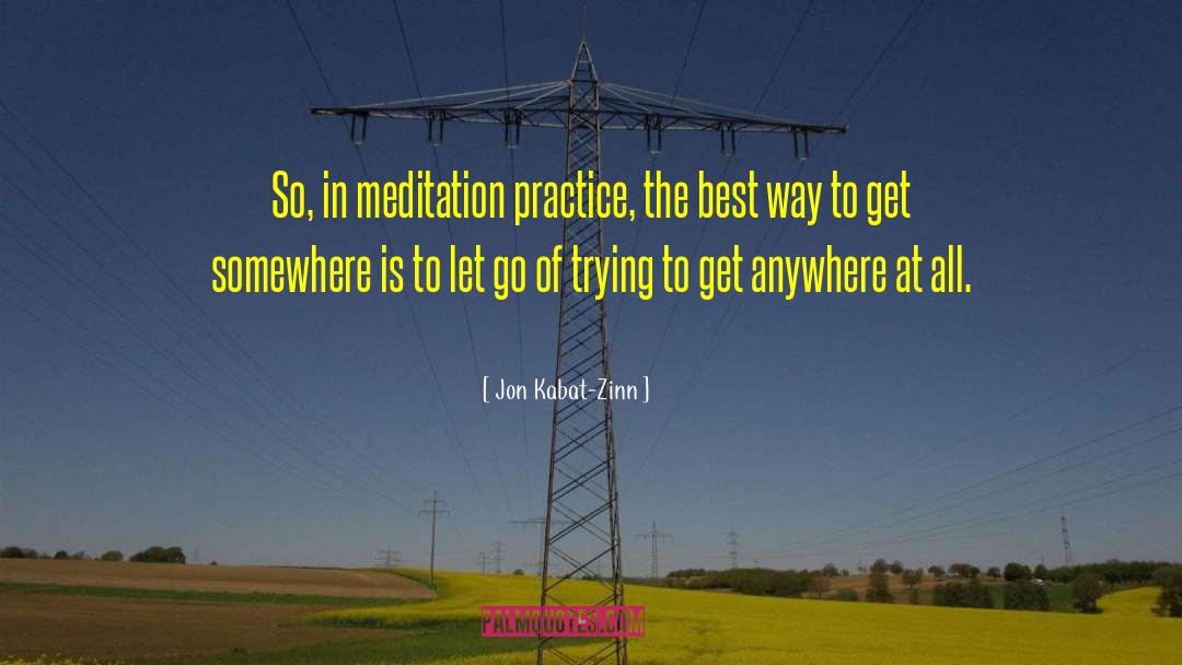 Mindfulness Practice quotes by Jon Kabat-Zinn