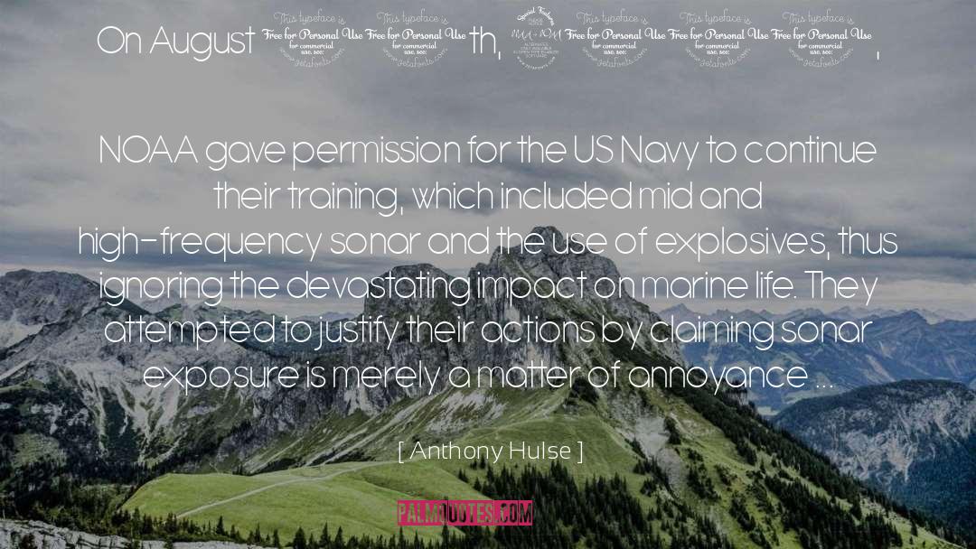 Mindfulness Training quotes by Anthony Hulse