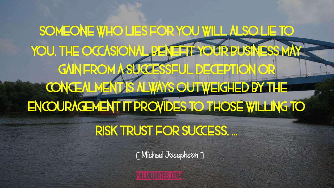 Mindset For Business Success quotes by Michael Josephson