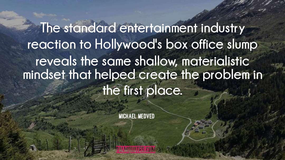Mindset quotes by Michael Medved