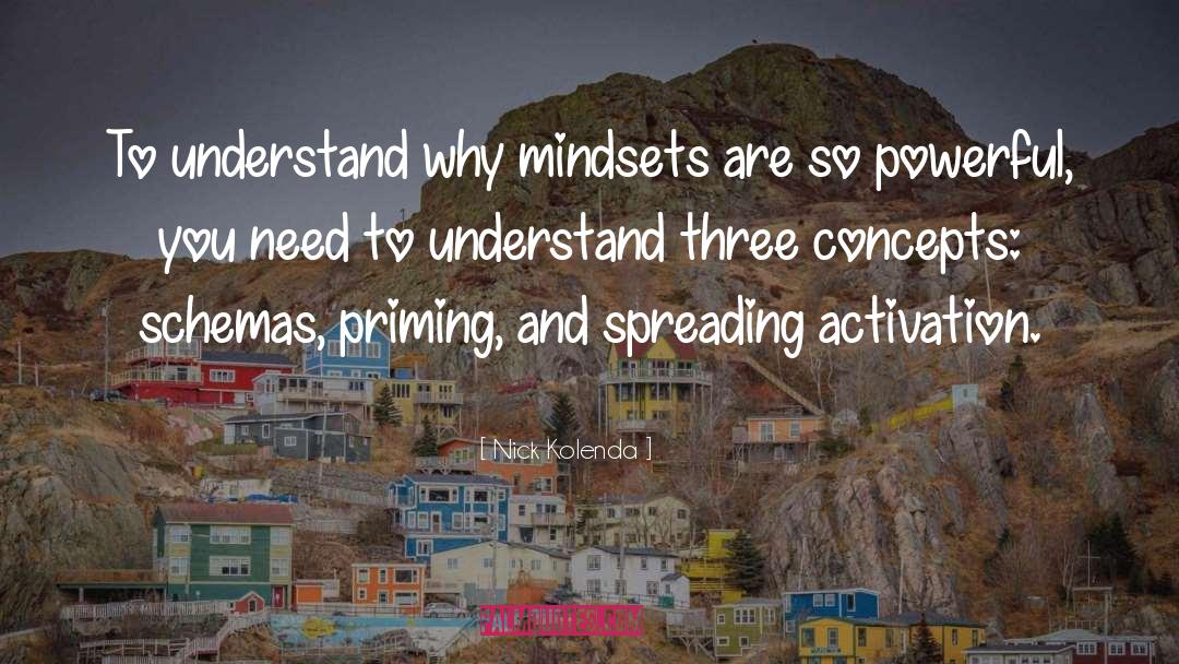 Mindsets quotes by Nick Kolenda