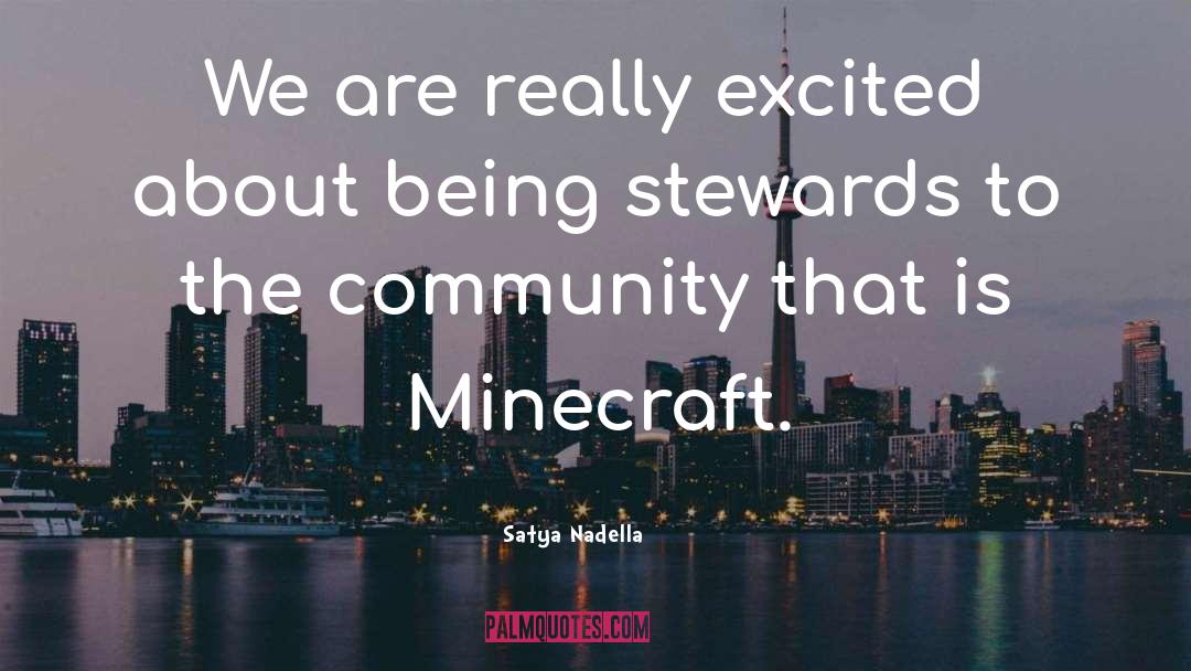 Minecraft quotes by Satya Nadella