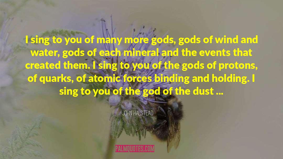 Mineral quotes by John Halstead