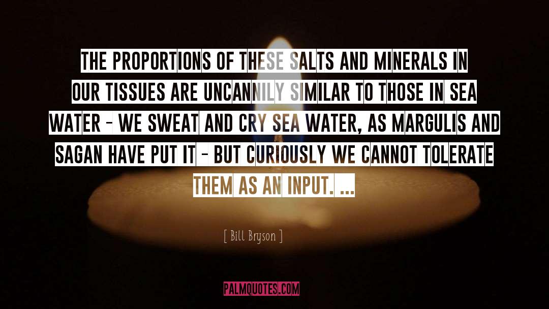 Minerals quotes by Bill Bryson