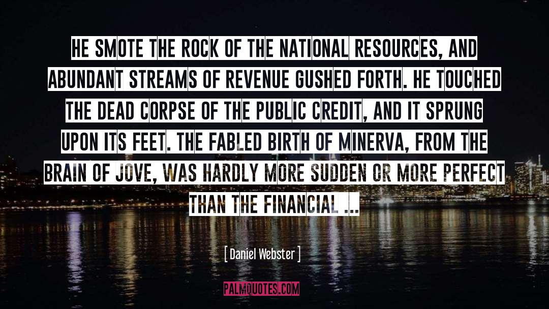 Minerva Highwood quotes by Daniel Webster