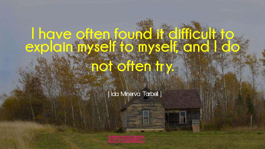 Minerva quotes by Ida Minerva Tarbell