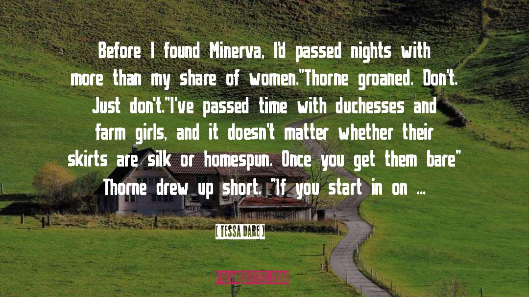 Minerva quotes by Tessa Dare