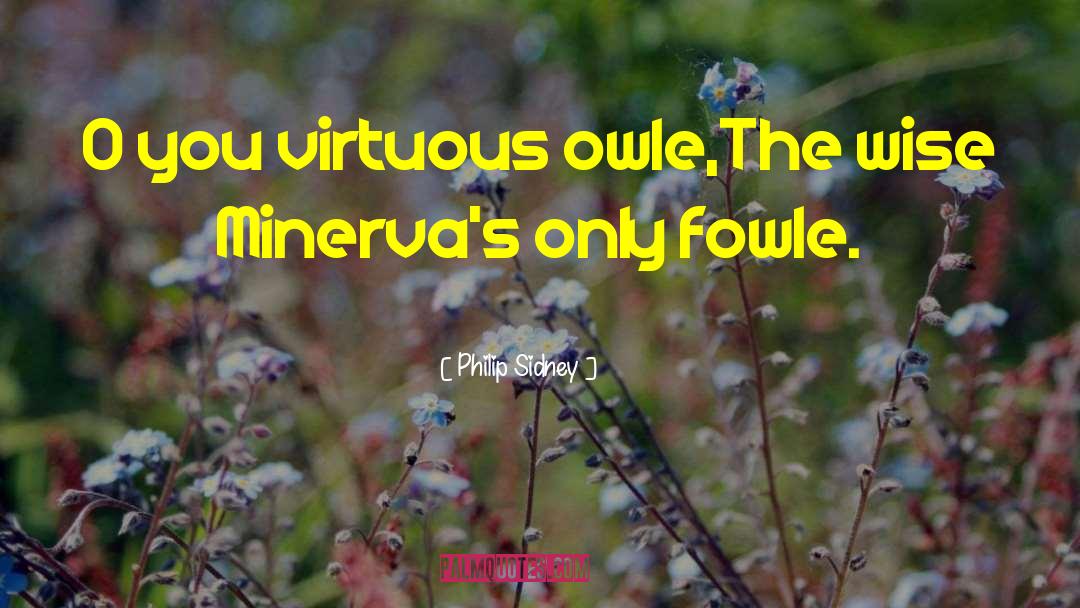 Minerva quotes by Philip Sidney