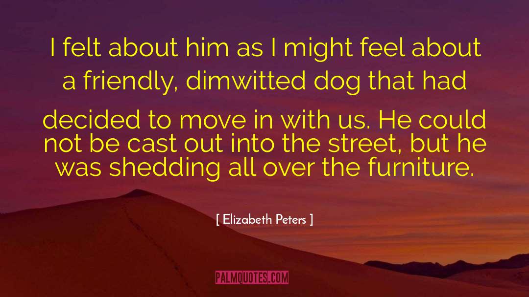 Minetta Street quotes by Elizabeth Peters