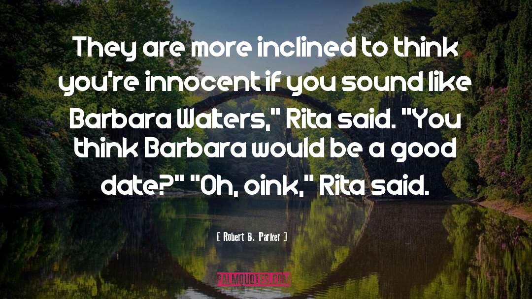 Minette Walters quotes by Robert B. Parker
