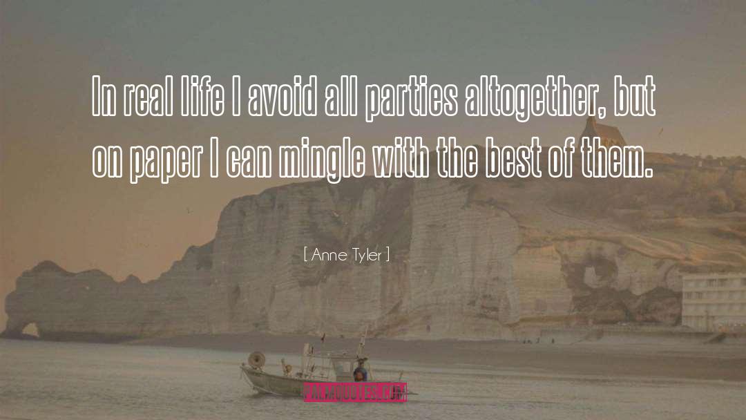 Mingle quotes by Anne Tyler