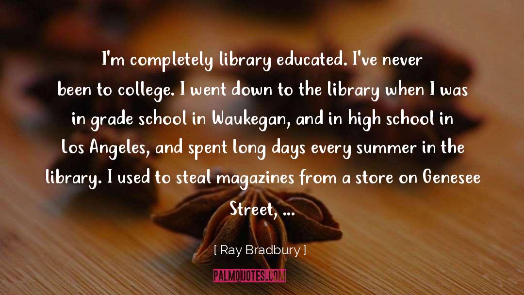 Mingled Libraries quotes by Ray Bradbury