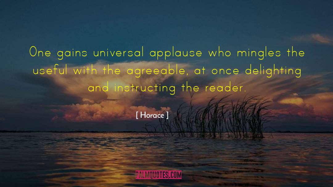 Mingles quotes by Horace