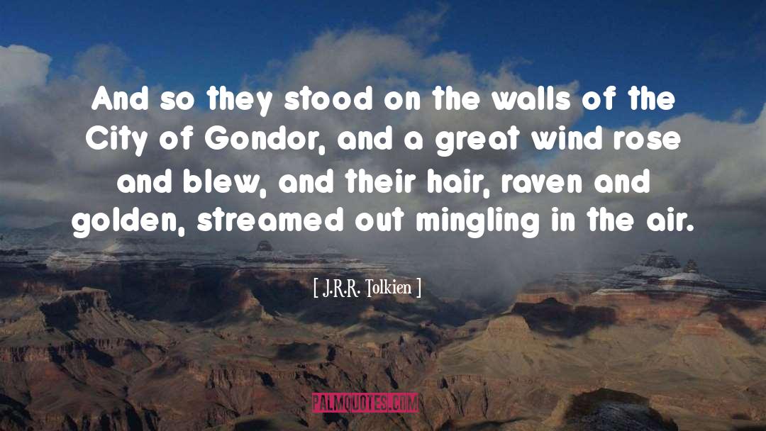 Mingling quotes by J.R.R. Tolkien