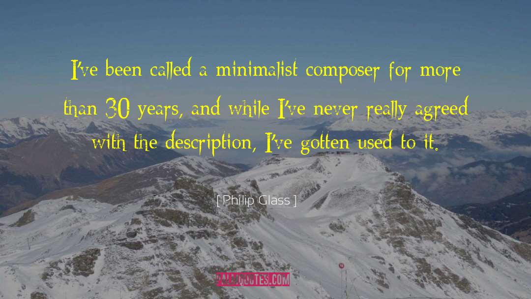 Minimalist quotes by Philip Glass