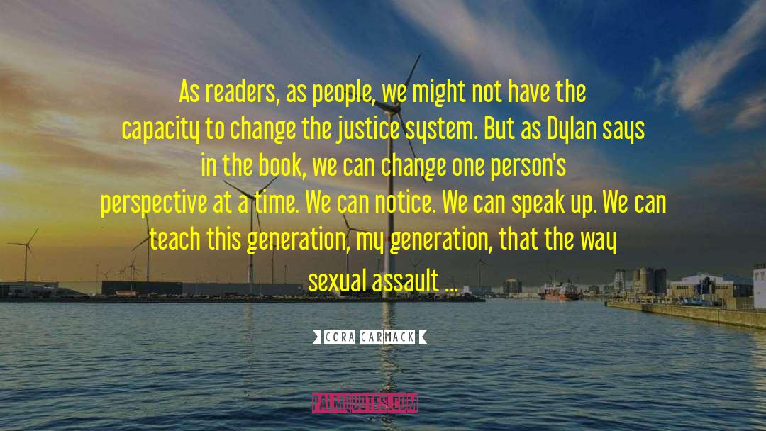 Minimising Sexual Assault quotes by Cora Carmack
