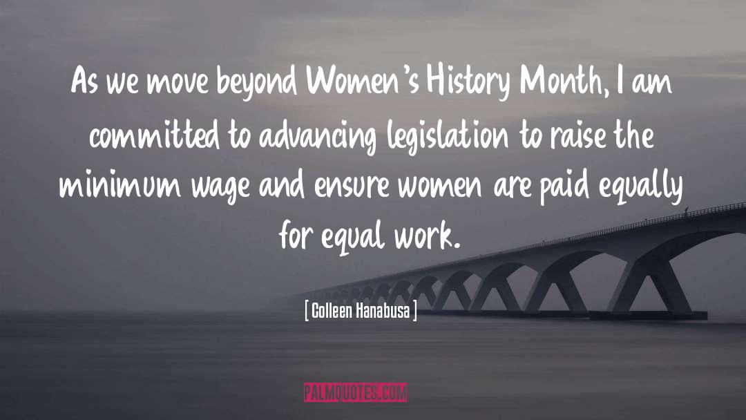 Minimum Wage quotes by Colleen Hanabusa