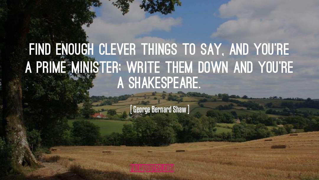 Minister quotes by George Bernard Shaw