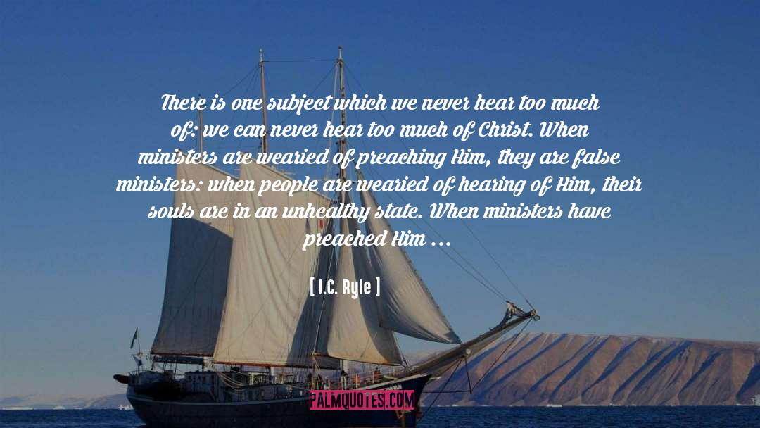 Ministers quotes by J.C. Ryle